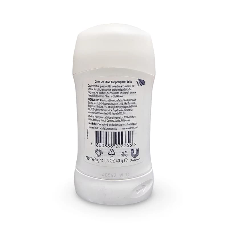 مام استیکی بدون رایحه داو حجم 40 گرم — تصویر ۲