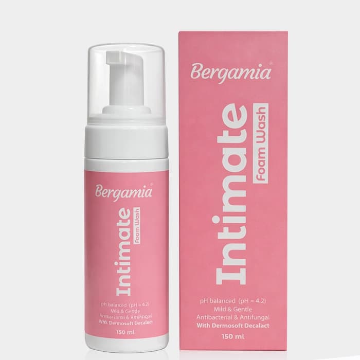 فوم شستشو بانوان برگامیا Bergamia Intimate Foam Wash 150ml — تصویر ۲