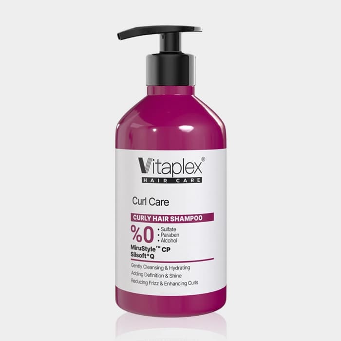 شامپو موهای فر ویتاپلکس Vitaplex Curl Hair Shampoo 500ml