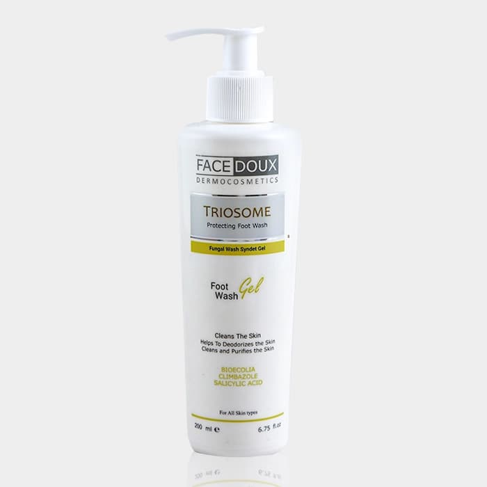 ژل شستشو پا و کشاله ران تریوزوم فیس دوکس Face Doux Triosome Foot Wash Gel 200ml