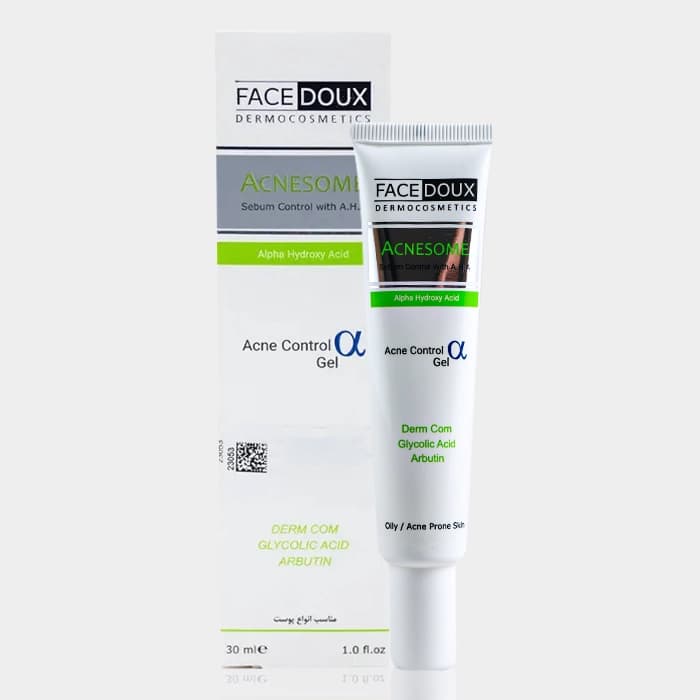 ژل ضد جوش آکنه زوم فیس دوکس Face Doux Acnesome Acne Control gel 30ml — تصویر ۲