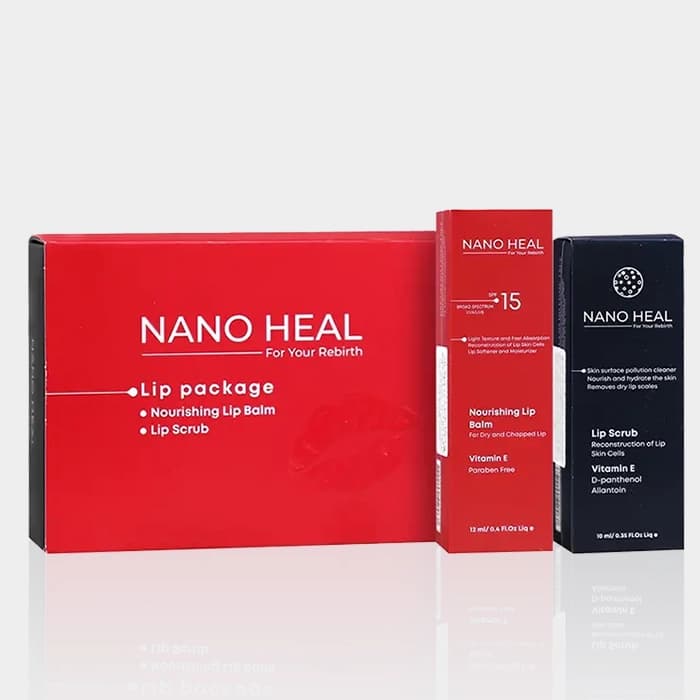 پک درمانی لب نانو هیل Nano Heal Lip Package Nourishing Lip Balm & Lip Scrub — تصویر ۲