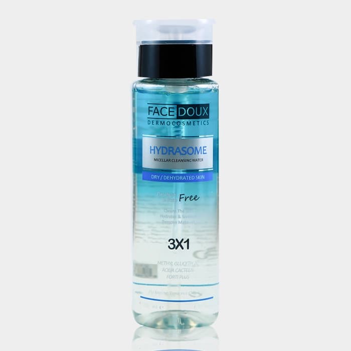 میسلار واتر پوست خشک و حساس هیدرازوم فیس دوکس Face Doux Hydrasome Micellar Cleansing Water 200ml