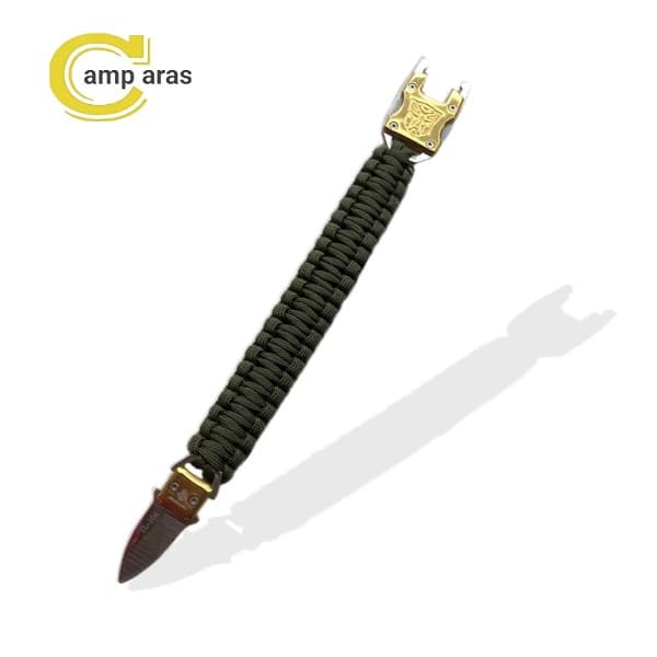دستبند تاکتیکال پاراکورد چاقودار JINJUNLANG JL-10A — تصویر ۲