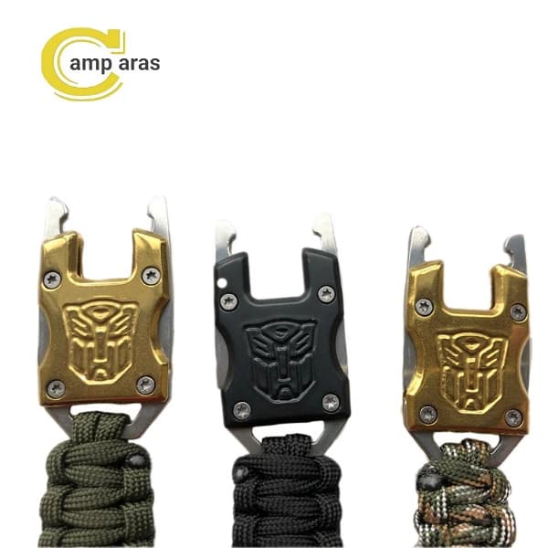 دستبند تاکتیکال پاراکورد چاقودار JINJUNLANG JL-10A — تصویر ۷