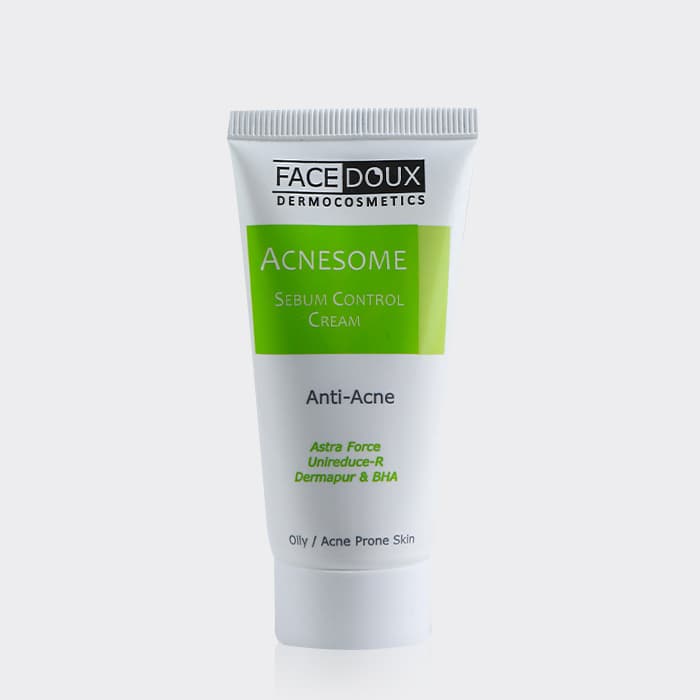 کرم ضد جوش و کنترل چربی آکنه زوم فیس دوکس Face Doux Acnesome Sebum Control Cream 30ml