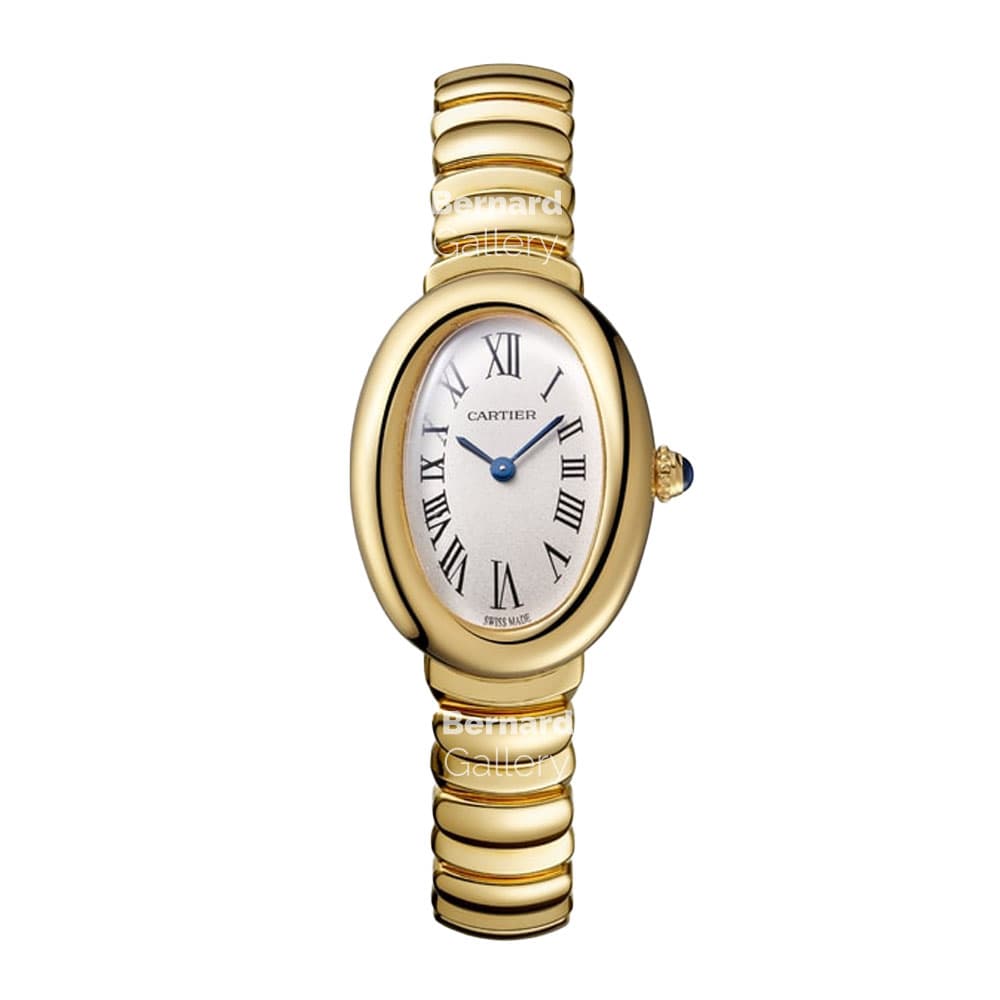ساعت مچی زنانه کارتیر النگویی کیفیت مستر Cartier BAIGNOIRE — تصویر ۲