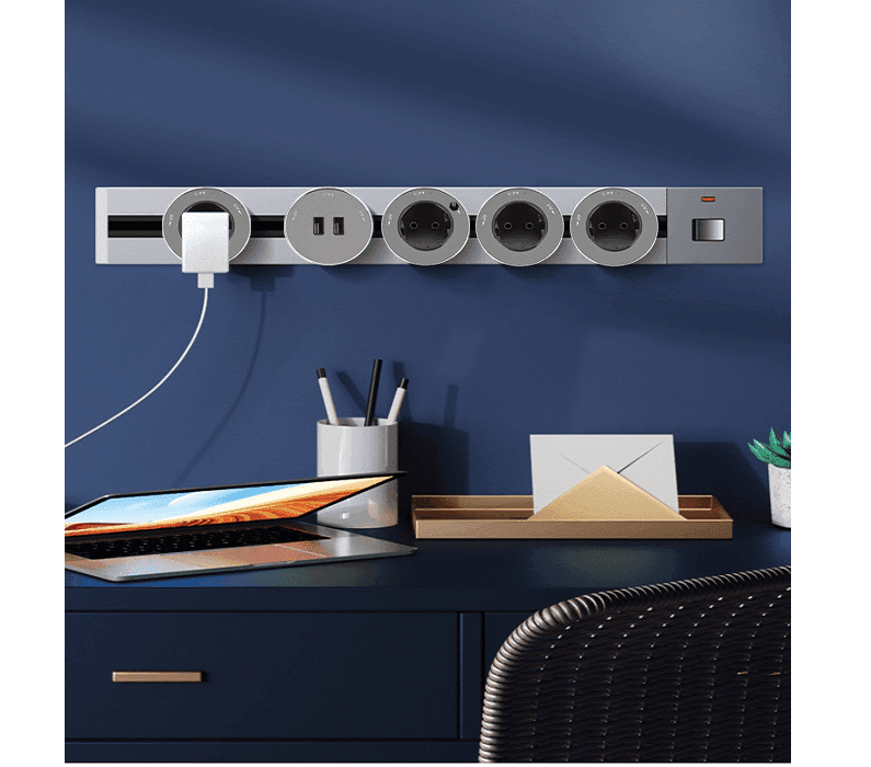 پریز توکار Track Socket ملونی کد 800_10070