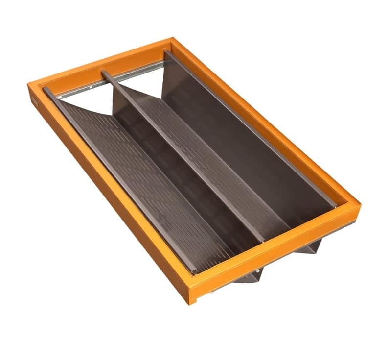 جا کفشی ریلی با فریم چرم داسی کد J013_016