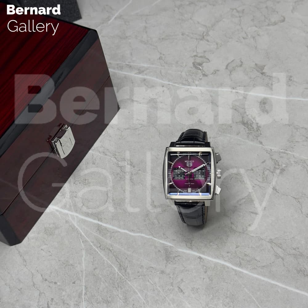 ساعت مچی مردانه تگ هویر TagHeuer Monaco Purple Dial — تصویر ۷