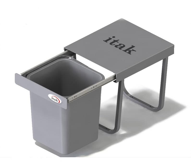 سطل زباله تک قلو ریلی بزرگ 40 لیتری آی تک کد S_V10