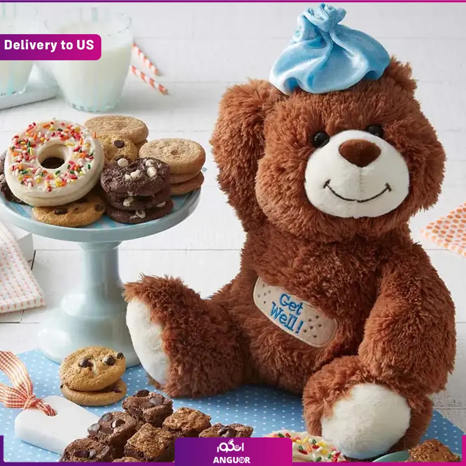 (Delivery to USA) Take Care Teddy Bear