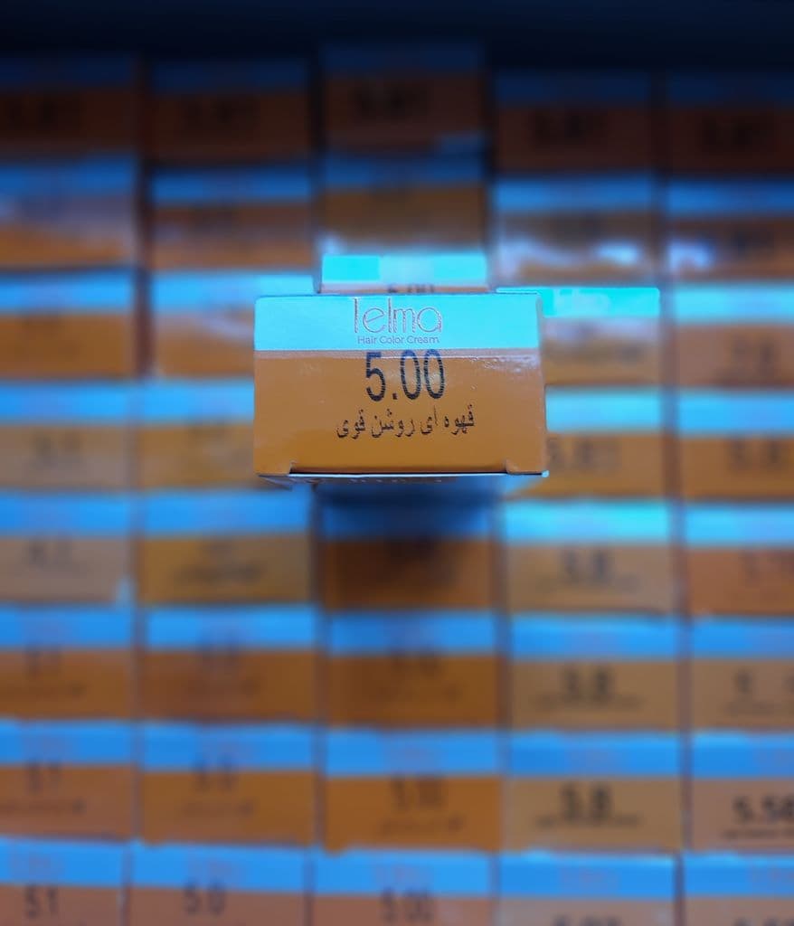 رنگ مو تلما مدل Low Ammonia شماره 5.00 حجم 100 میلی لیتر رنگ قهوه ای روشن قوی