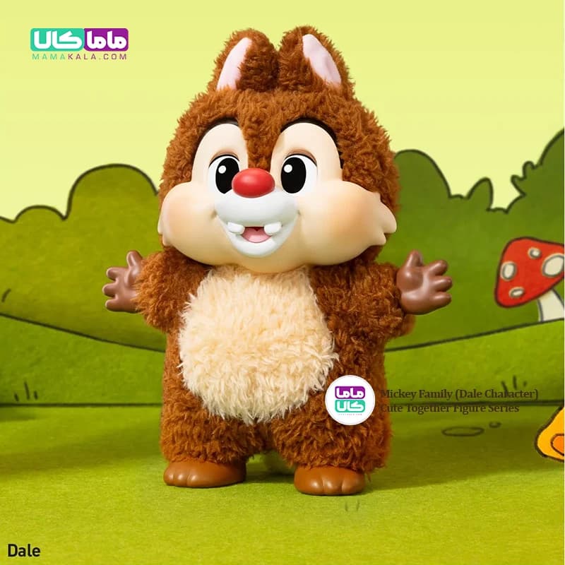 عروسک بلایندباکس میکی موس 🐹 (شخصیت دیل Dale) پاپ مارت — تصویر ۳
