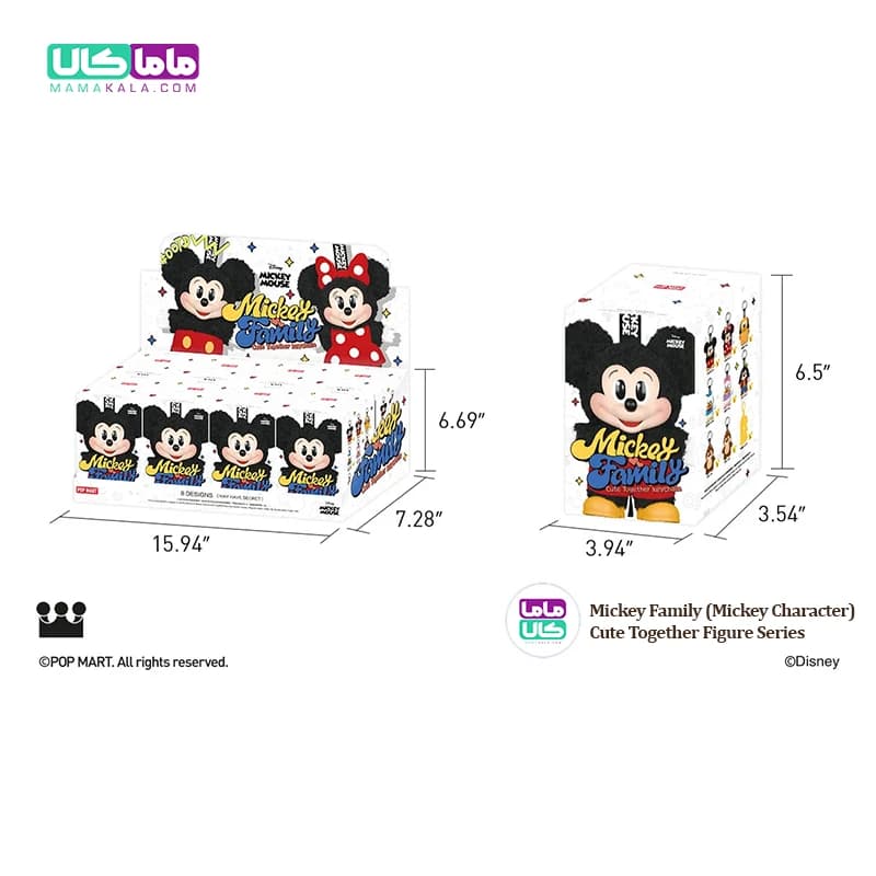 عروسک بلایندباکس میکی موس 🐹 (شخصیت میکی Mickey) پاپ مارت — تصویر ۴
