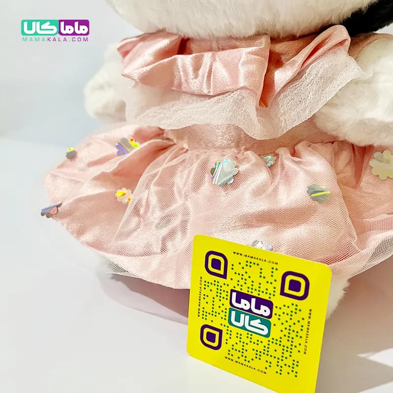 عروسک کرومی لباسدار مدل لباس ستاره صورتی 40 سانتیمتر — تصویر ۶