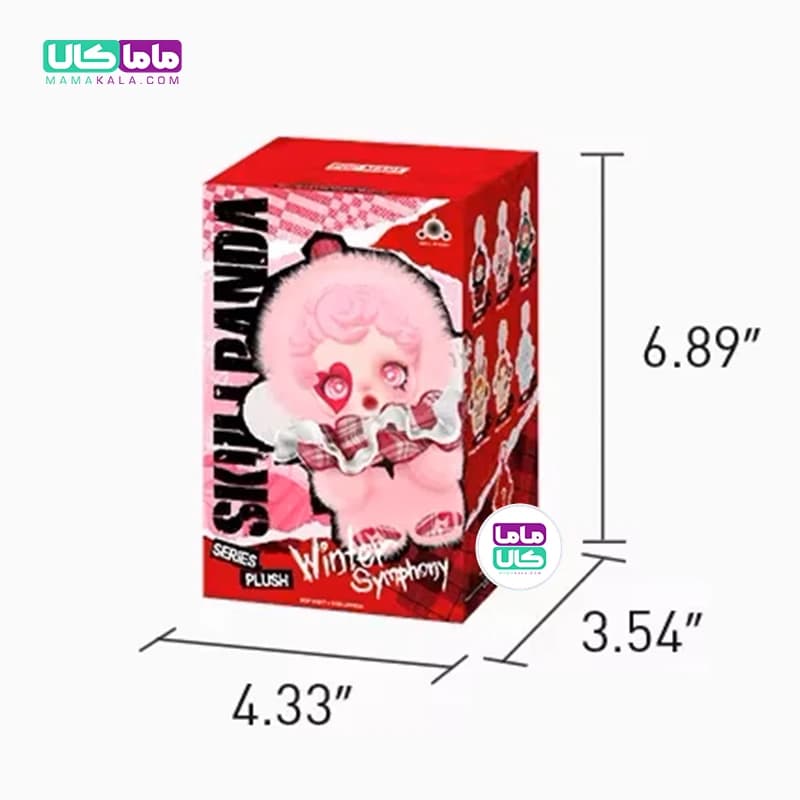 عروسک اسکول پاندا بلایندباکس سورپرایزی 💀 SkullPanda Winter پاپ مارت — تصویر ۴