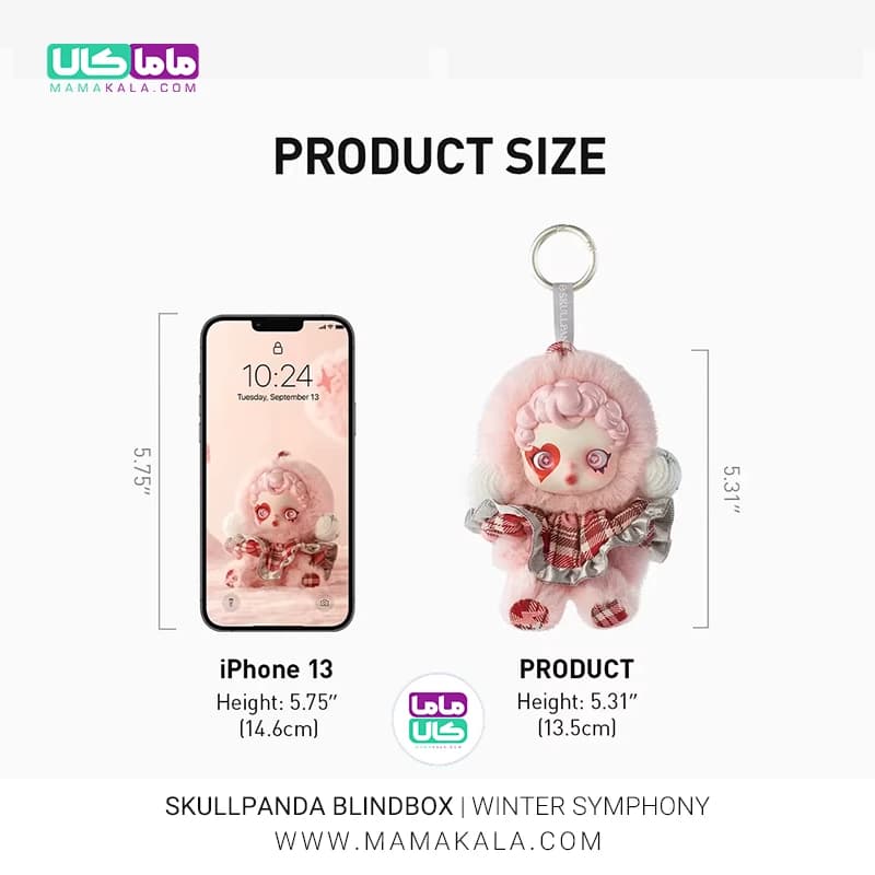 عروسک اسکول پاندا بلایندباکس سورپرایزی 💀 SkullPanda Winter پاپ مارت — تصویر ۶