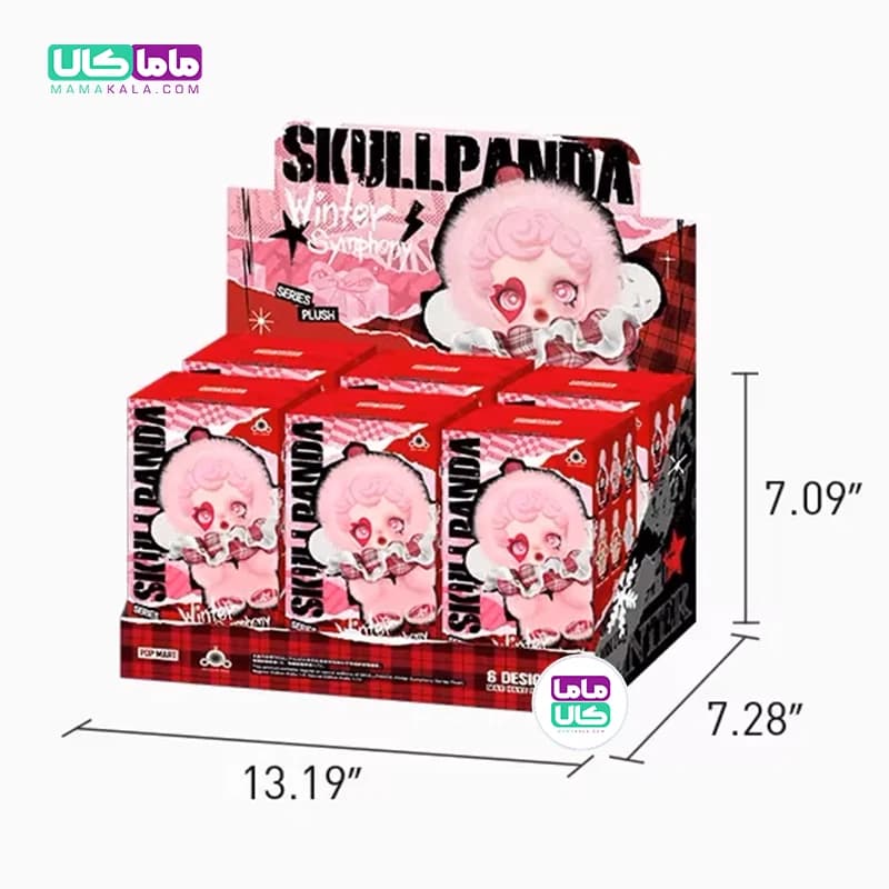 عروسک اسکول پاندا بلایندباکس سورپرایزی 💀 SkullPanda Winter پاپ مارت — تصویر ۳