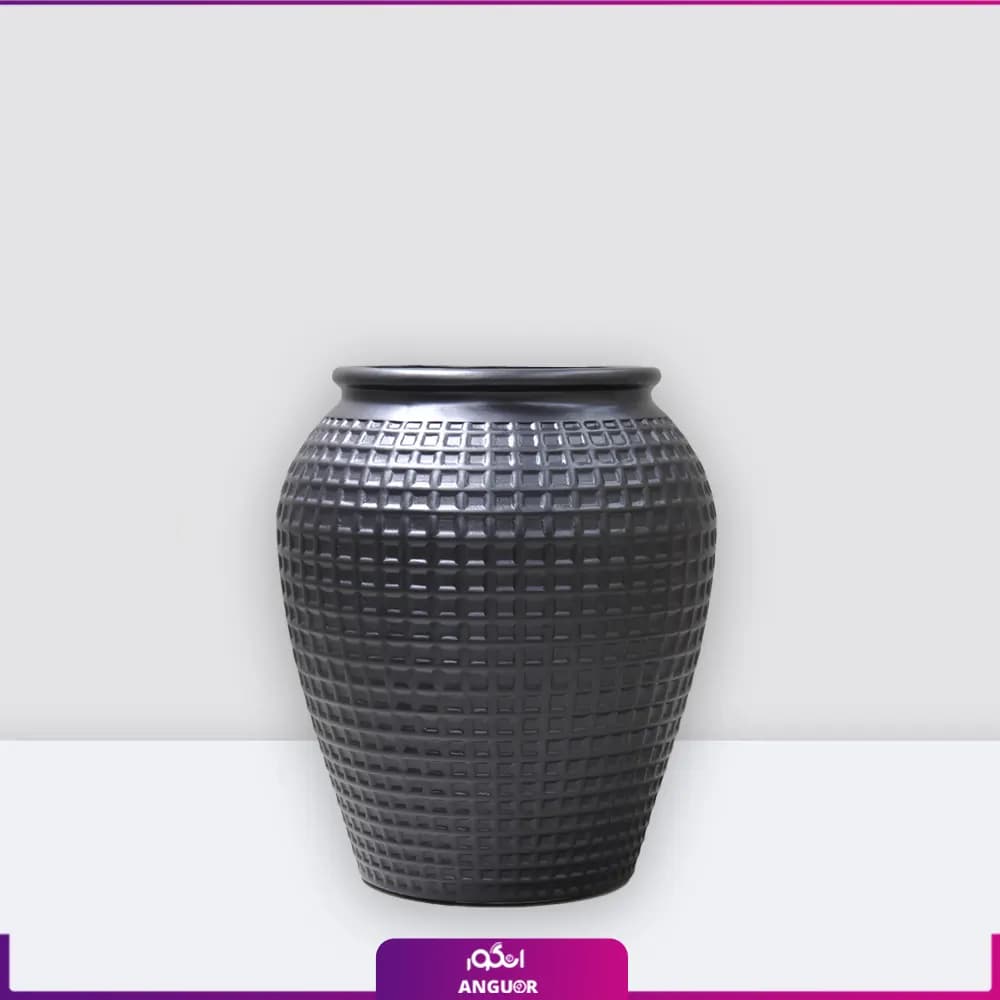 گلدان فایبرگلاس طرح خمره ای