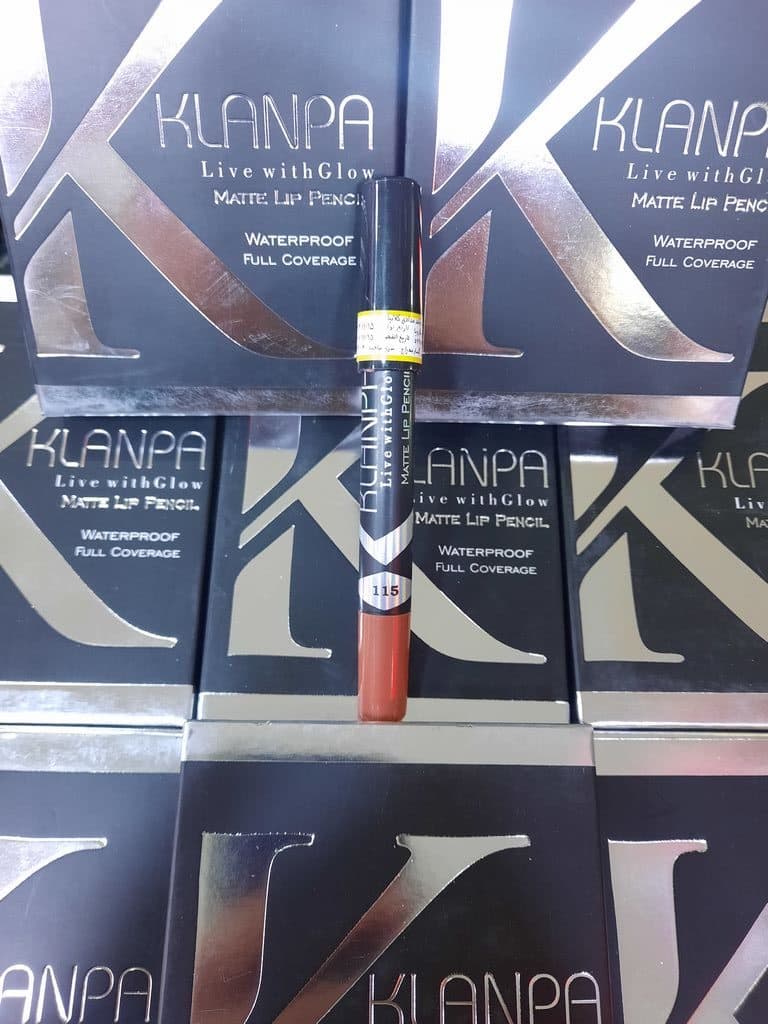 رژ مدادی ضد آب بدون سرب کلانپا KLANPA شماره 115 Live with Glow — تصویر ۲