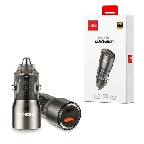 شارژر فندکی HISKA HCC329 95W — تصویر ۲