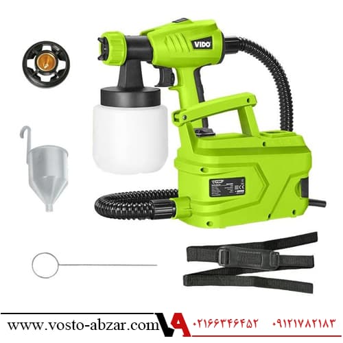 پیستوله برقی خرطومی دار 500 وات ویدو مدل WD 011510500 — تصویر ۲