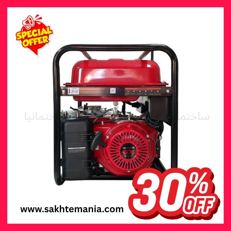 موتور برق ۸ کیلووات هوندا رپس اصل | خرید موتور برق HONDA با گارانتی + 30%تخفیف + خرید موتور برق هوندا از نمایندگی + موتور برق خانگی اداری — تصویر ۵