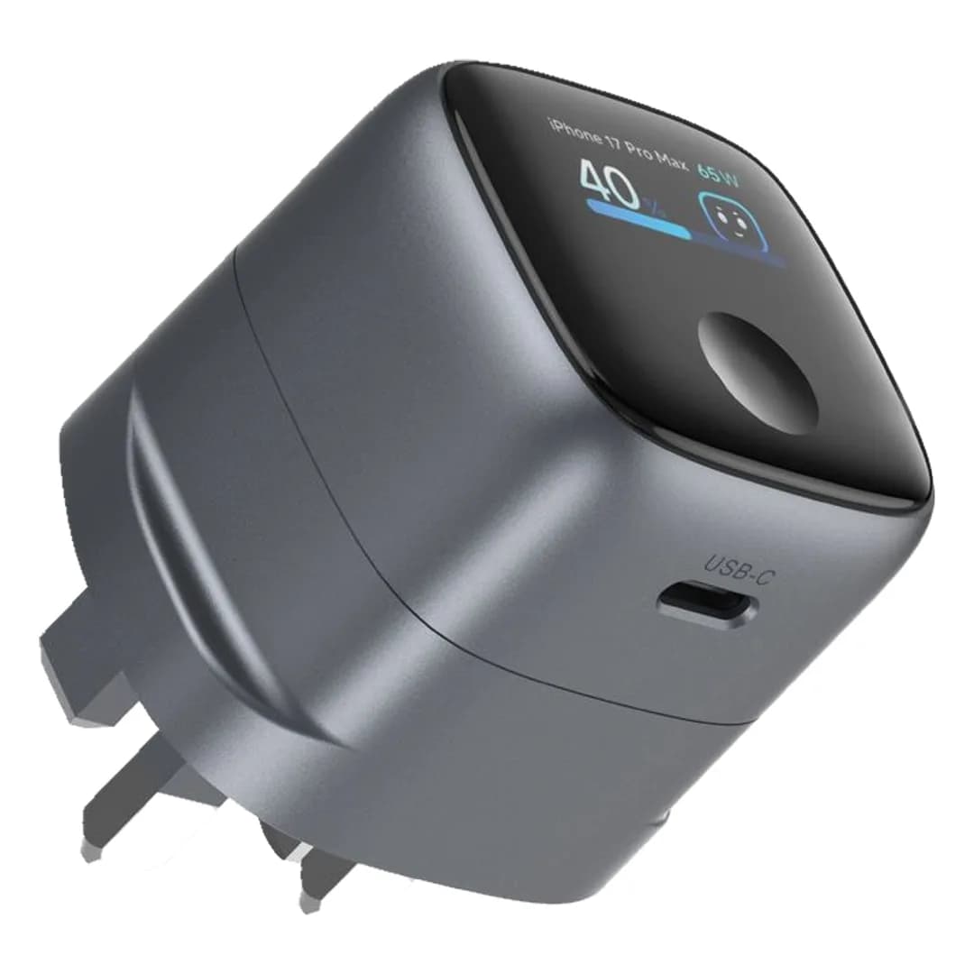 شارژر دیواری گرین لاین Prime AVS TFT مدل GNAVS65PRIMGY