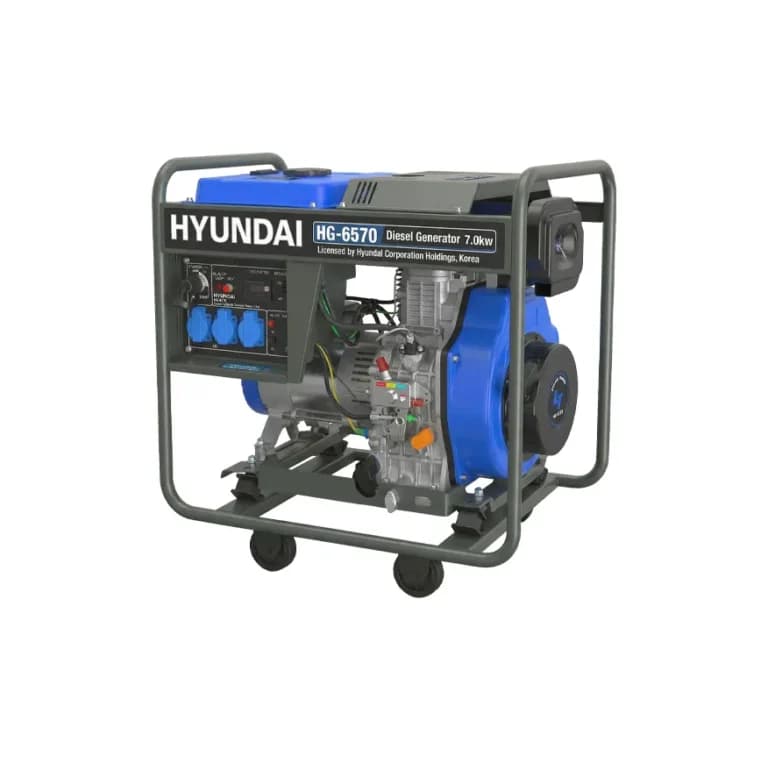 موتور برق دیزلی برند هیوندای کد HG-6570