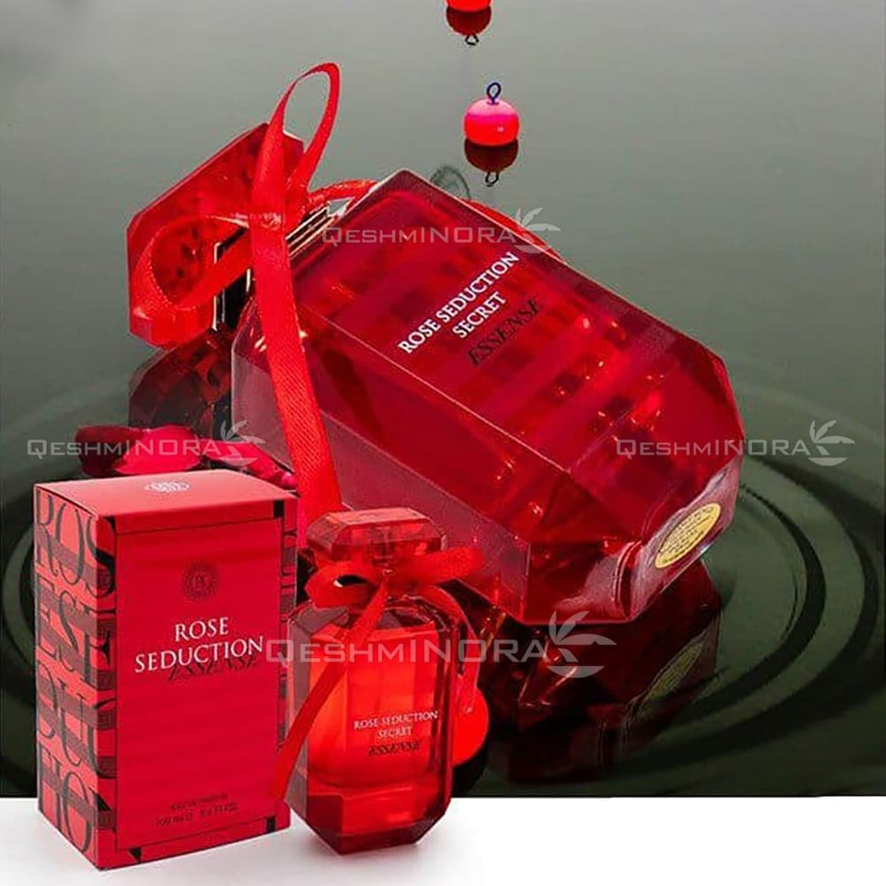 ادکلن رز سداکشن سکرت اسنس فرگرانس ورد Rose Seduction Secret Essense Fragrance World (ویکتوریا سکرت بامبشل اینتنس Victoria Secret Bombshell Intense) — تصویر ۳