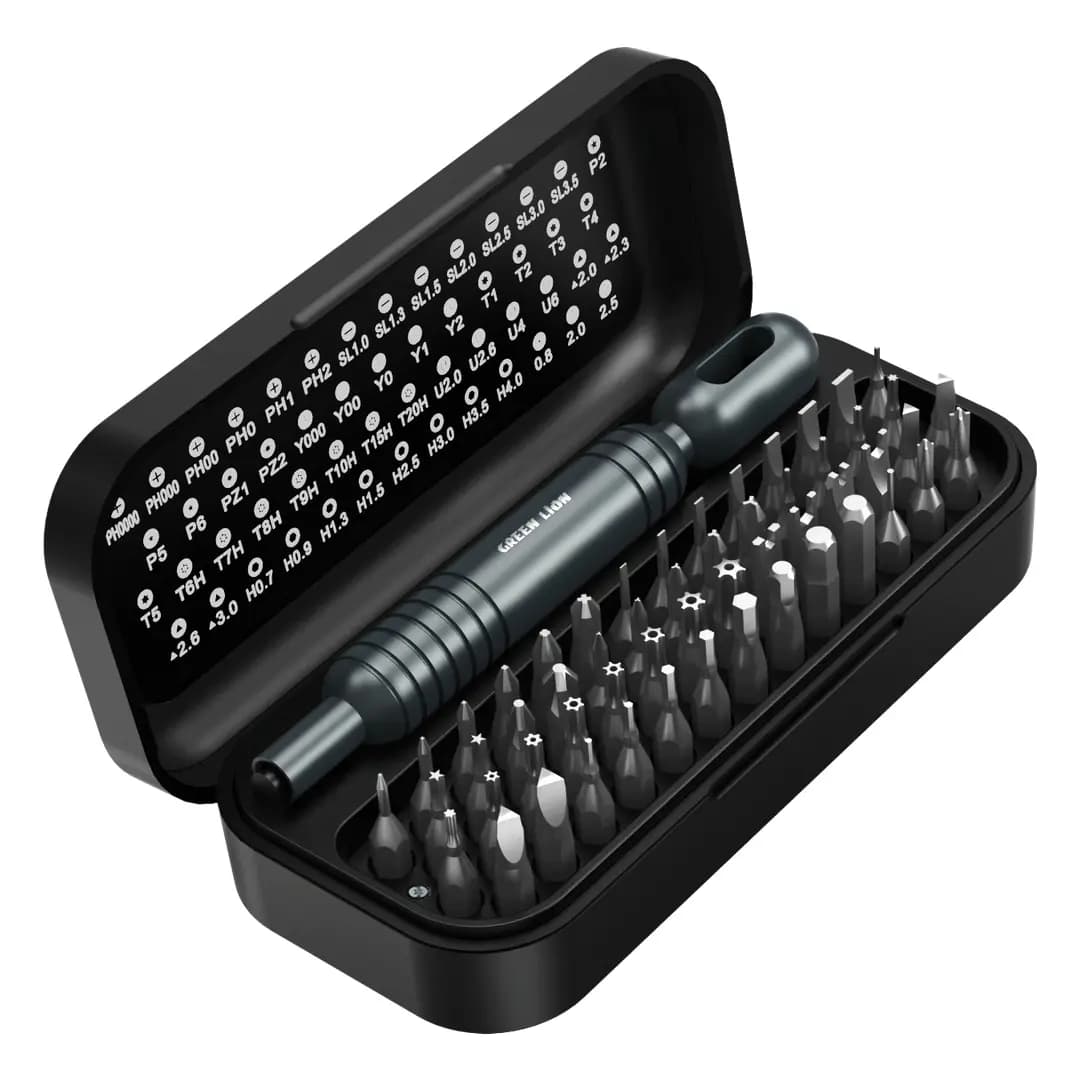 ست پیچ‌گوشتی دستی دقیق گرین لاین GMS-55 مدل GNMS55SCREBK