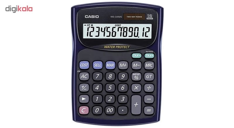 ماشین حساب کاسیو مدل WD-220MS — تصویر ۳
