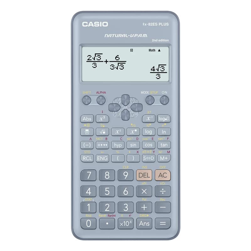 ماشین حساب کاسیو مدل Fx-82ES PLUS 2nd edition — تصویر ۳