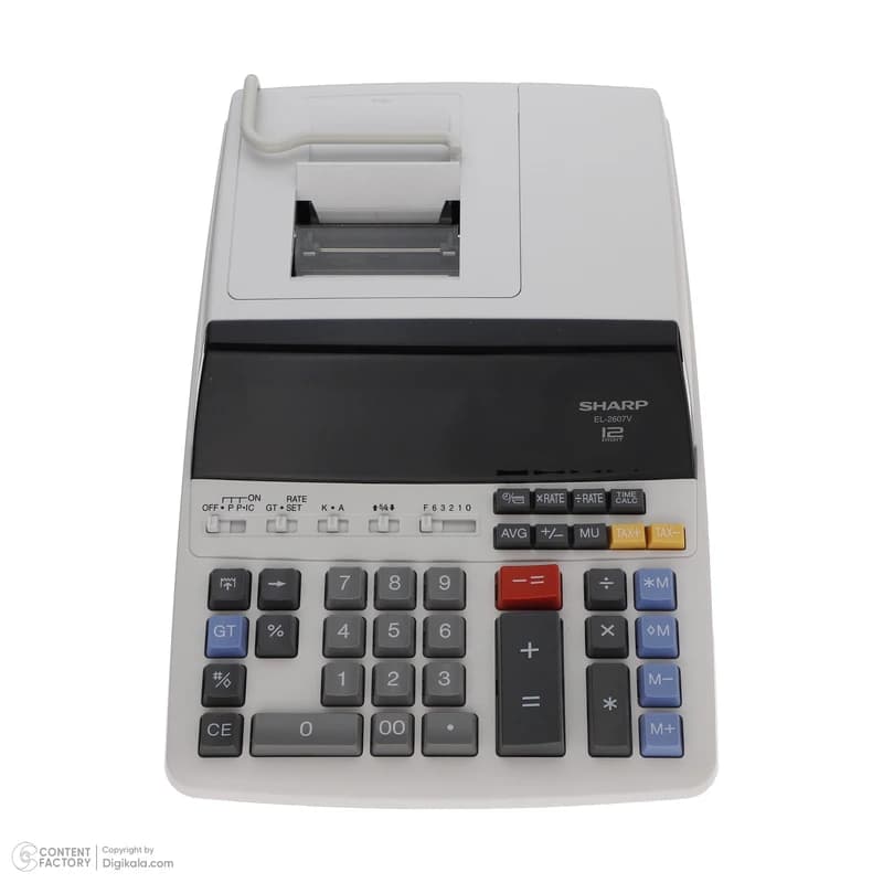 ماشین حساب شارپ مدل EL-2607V — تصویر ۳
