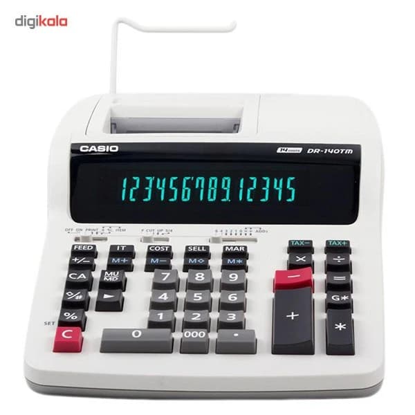 ماشین حساب کاسیو مدل DR-140TM — تصویر ۳