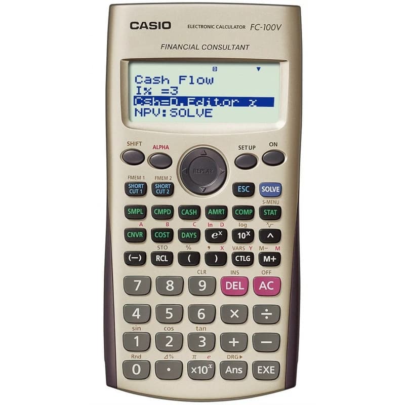 ماشین حساب کاسیو مدل FC 100-V