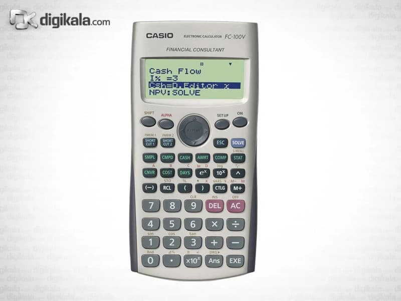 ماشین حساب کاسیو مدل FC 100-V — تصویر ۳