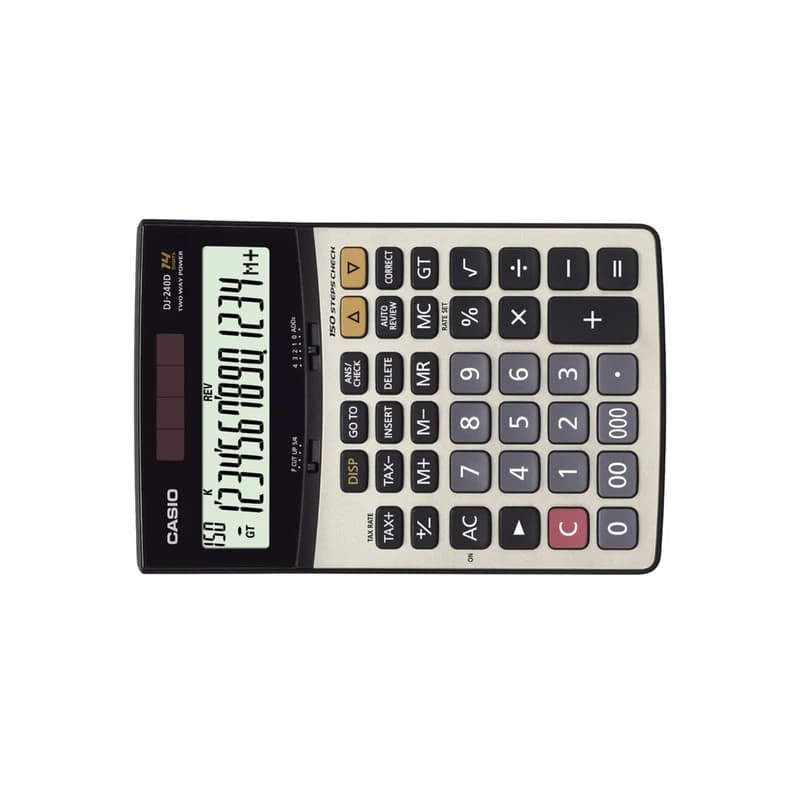 ماشین حساب کاسیو مدل DJ-240 کد PKHT-014-4 — تصویر ۲