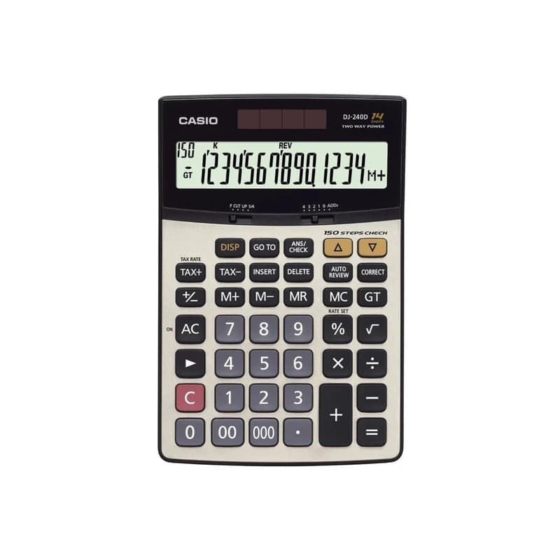 ماشین حساب کاسیو مدل DJ-240 کد PKHT-014-4