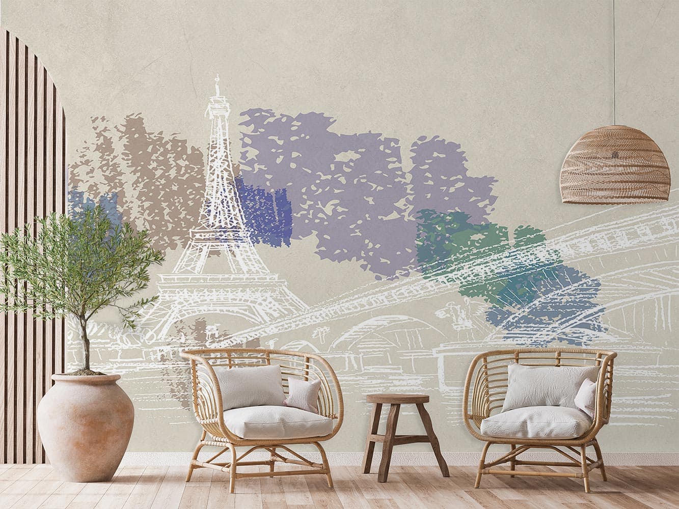 پوستر دیواری برج ایفل M10244000