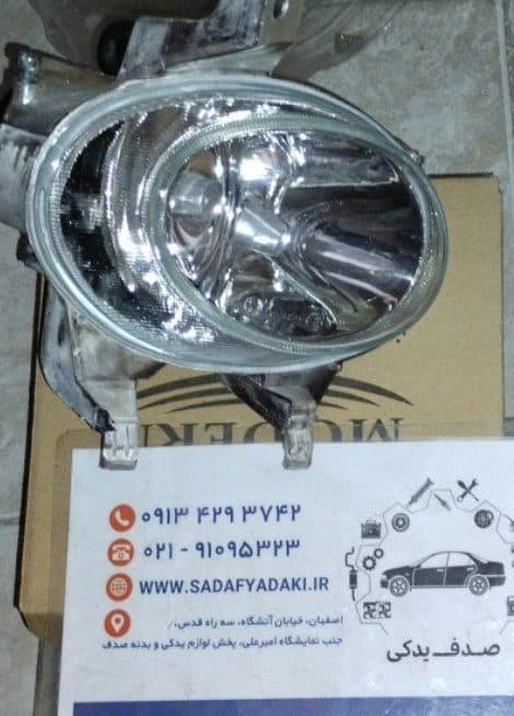 چراغ مه شکن جلو چپ بدون لامپ پژو 206 ایساکو
