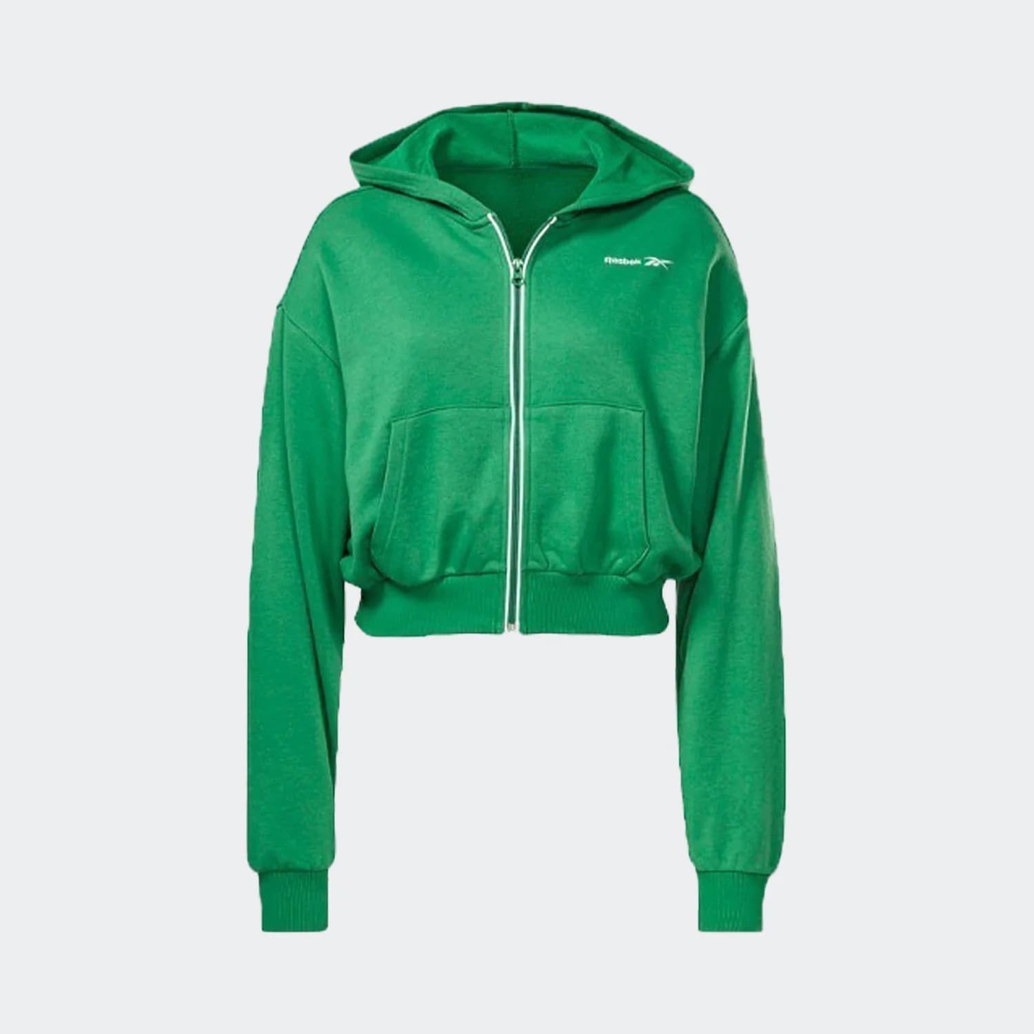 سوییشرت زنانه ریباک مدل identity french terry full-zip women’s sweatshirt