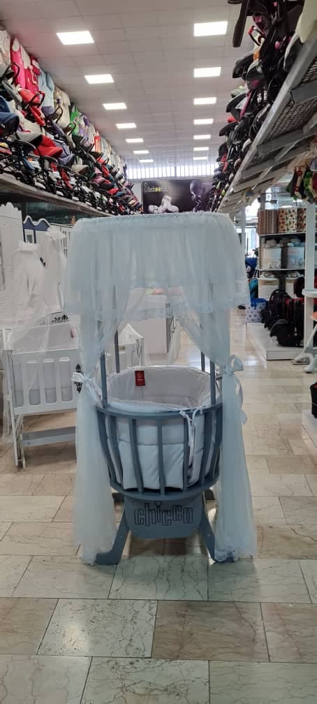 گهواره چوبی بیضی سقف دار دیوانکو Divanco