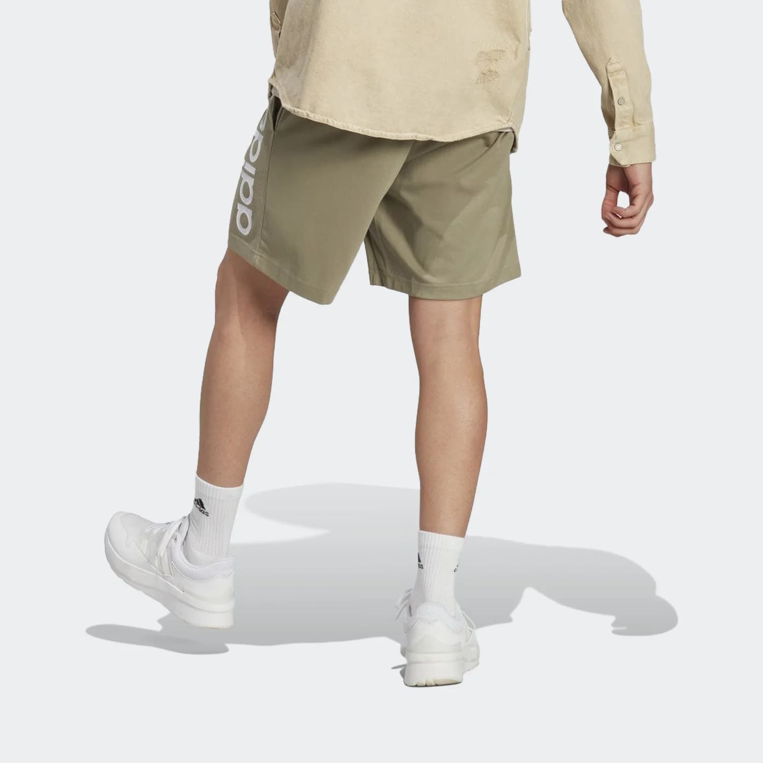 شلوارک مردانه آدیداس مدل Essentials linear single jersey — تصویر ۲