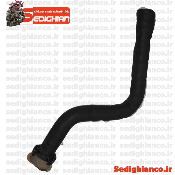 شیلنگ (جنت) بالا رادیاتور کلمپدار پژو 405(8037)/ دینا پارت