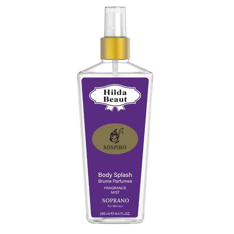 بادی اسپلش زنانه هیلدا بیوت sospiro حجم 250mL