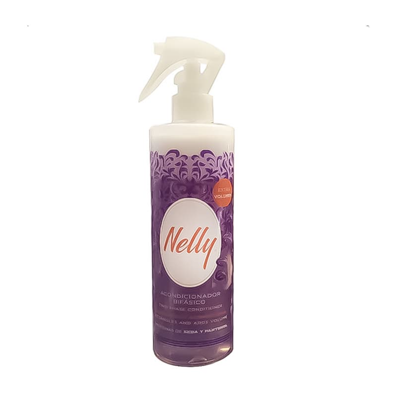 اسپری مو دوفاز نلی مدل اکسترا ولوم {NELLY} 400 ml