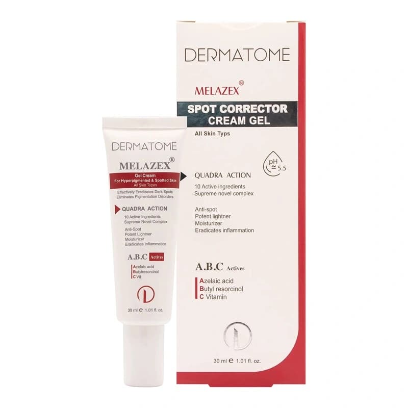 کرم ضد لک بسیار قوی درماتوم مدل Melazex حجم 30mL(انقضا : 1405/07) — تصویر ۲