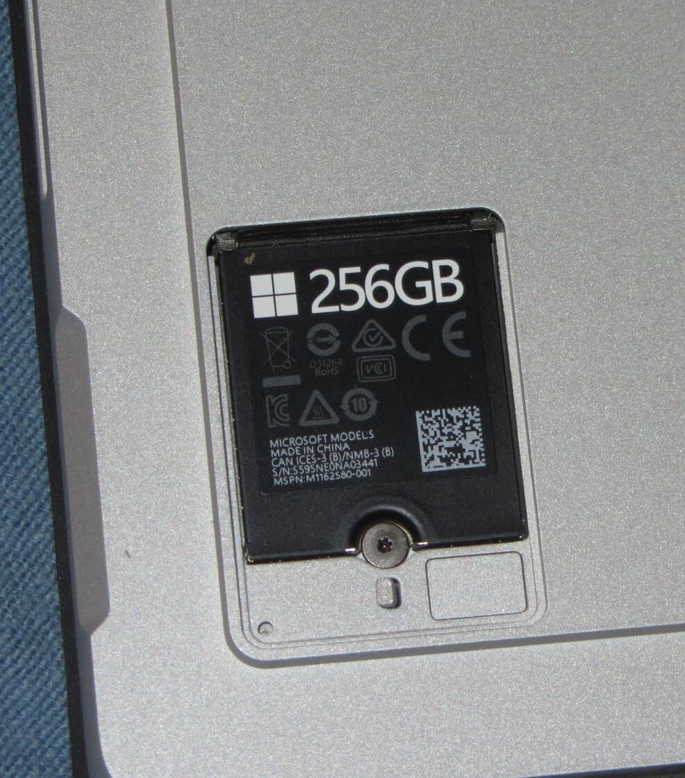لپ تاپ سرفیس استوک SURFACE Pro 7+ I5-1135G7 8GB 256GB SSD Intel iris xe — تصویر ۵